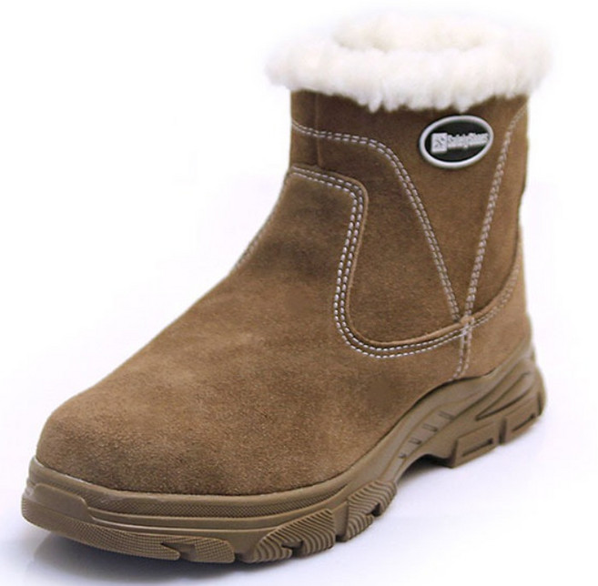 모피어스 남성 소가죽 털안감 경량 캐주얼화 작업화 안전화 방한화 부츠 BKSF519