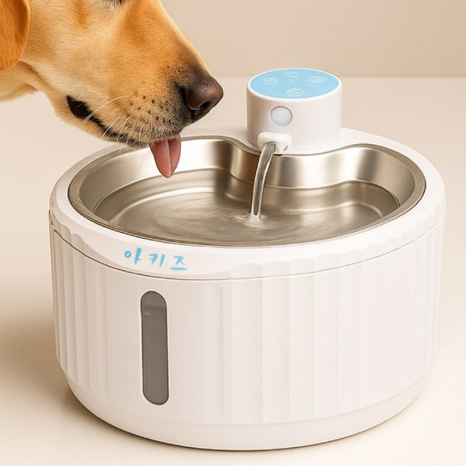 아키즈 반려동물용 스마트 무선 정수기 반려동물 급수기, 1개