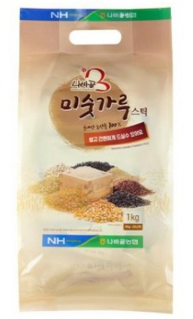 [나비골농협] 함평 100%국내산 곡물 미숫가루스틱, 25개, 1kg
