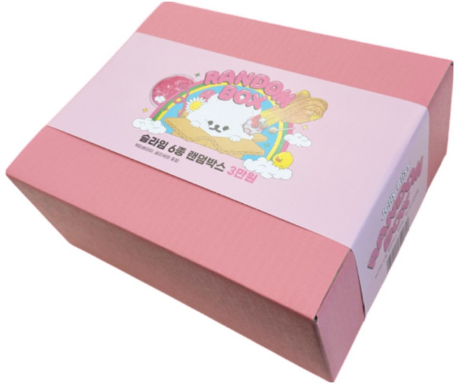 젤리블리스 3만원 슬라임 박스, 1개, 핑크3만원박스, 1.4kg