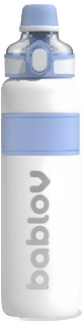 바블로브 대용량 텀블러 보온보냉 스테인레스 텀블러 1000ml, 씨블루, 1개