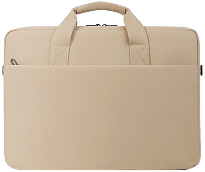 에이치텍 서류 쿠션 노트북가방, 베이지
