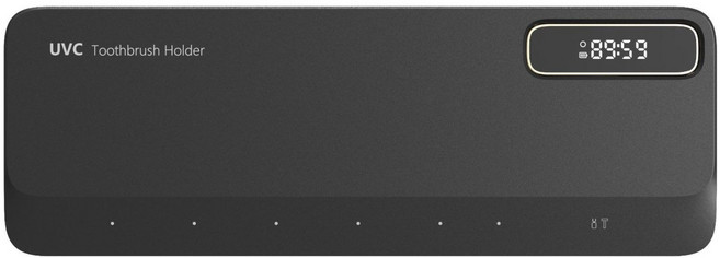 [치과공식판매] 원웨이 스마트 케어 칫솔 살균기 V1, 블랙