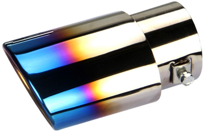 튜닝 머플러 팁 H-001 자동차 스테인레스 마후라, 1개