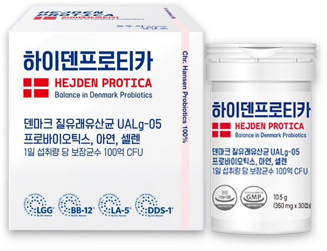 (3+1)유산균 임산부 장 건강 덴마크 여성 질 유래 LGG 100억 생유산균, 2개, 30정