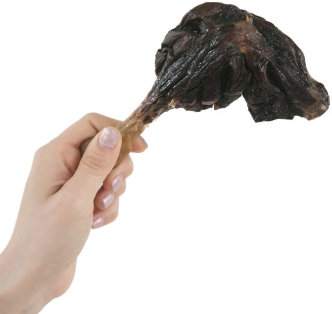 견수성찬 강아지 수제 간식 소형견 뼈간식 대형견 개껌 오리장각, 50g, 4개