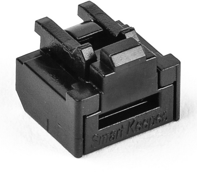 스마트키퍼 유일 국내 제조 랜포트락 100P RJ45 포트 보안 차단 잠금 장치 시스템 물리보안, 랜포트락 100개, 블랙(BK), 1개
