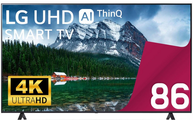 LG전자 TV 86UQ7070 울트라 HD 4K 217cm(86인치) LED 스마트 티비 유튜브 넷플릭스 디즈니 미러링, 방문설치, 벽걸이형