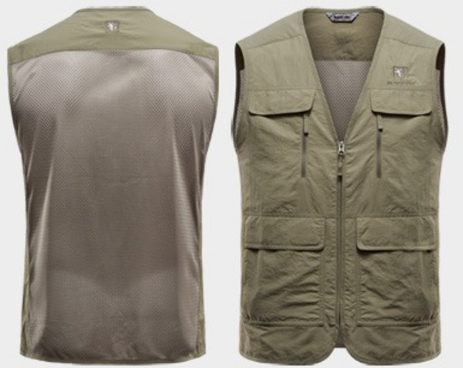 블랙야크 S-세이프베스트 망사조끼 남 베이지