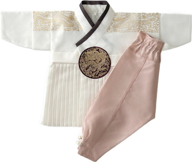 한울 아이보리 남아한복 (백일~10호) 어린이 키즈 유아 아동한복