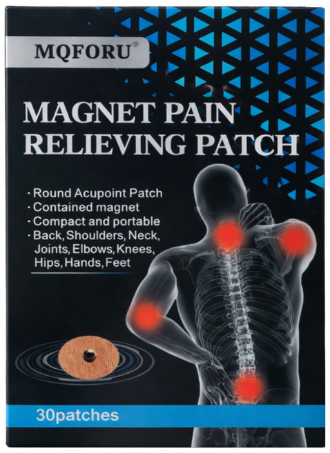 근육 관절 뜸 패치 자석 패치 손가락 관절 패치 전신 피로 회복 근육 이완 목 어깨 허리 다리 전용 자석 요법 패치, 1개, 30개입