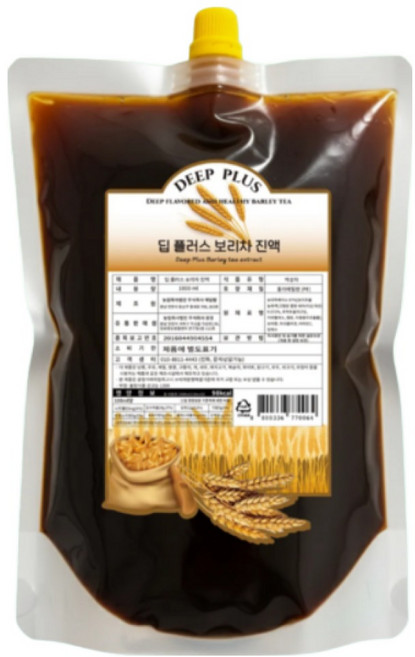 딥 플러스 보리차 진액, 1개, 1kg