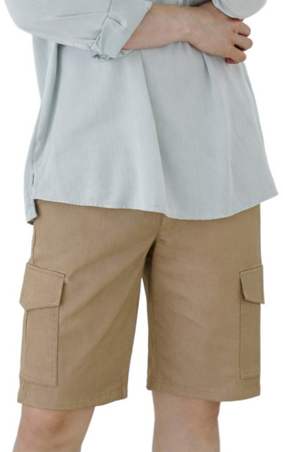 [1+1] 편안한 리얼스판 카고 반바지 28~36사이즈 5컬러