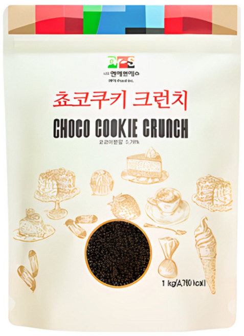 NFS 초코쿠키 크런치 1kg, 10개