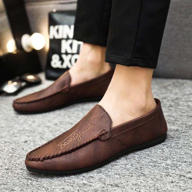 스타일닥터 남자 로퍼 편한 운전용 신발 매끄러운 라인 부드러운 남성 비즈니스 캐주얼 구두