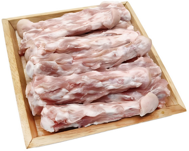 거성푸드 돼지꼬리뼈 원료육 생식 애견간식 (컷팅) 1kg, 1개