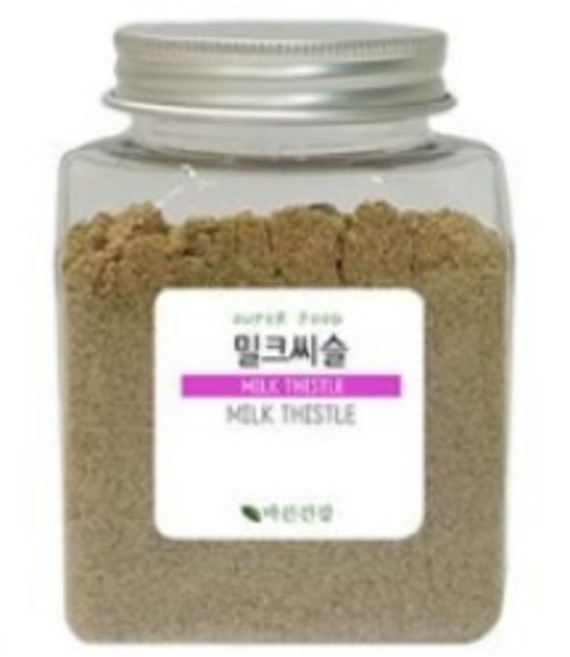 MILK THISTLE POWDER 밀크씨슬 분말 밀크시슬 씨앗 가루 100% 폴란드산, 3개, 120g