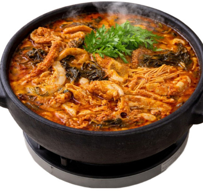[마음심은] 대용량 진한 우거지 소곱창전골 1kg x 7팩 간편식 밀키트 캠핑 해장국 술안주, 7개