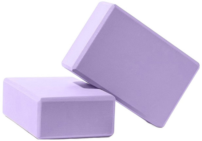 그루홈 고밀도 요가블럭 2P 세트, 2개, 퍼플