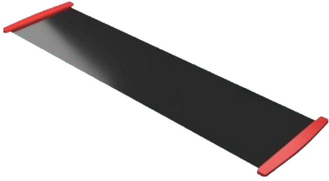 모먼티 코어업 슬라이딩 매트 실내, 1개, 블랙