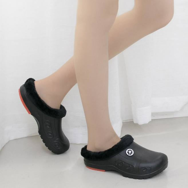 제이에스지성 겨울 따뜻한 털 조리화 주방안전화 주방신발 JSC004