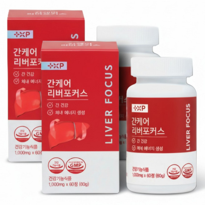 지방간에 좋은 영양제1위식약청인증 밀크씨슬 간케어 리버포커스, 20개, 3정