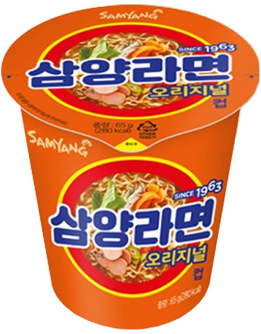 삼양 삼양라면 작은컵 6+6, 4박스
