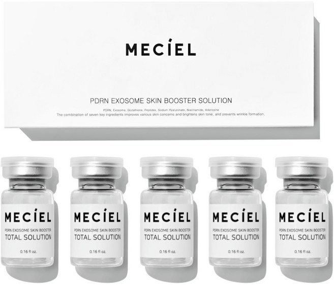 메시엘 PDRN MTS 앰플 시카엑소좀 피디알엔, 5개, 5ml