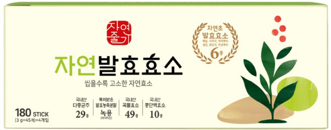 자연줄기 자연발효효소 콩단백 곡물효소 자연초 발효녹용 함량1위, 360개, 3g