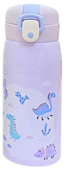 파스텔 디노보온병 350ml, 퍼플, 1개