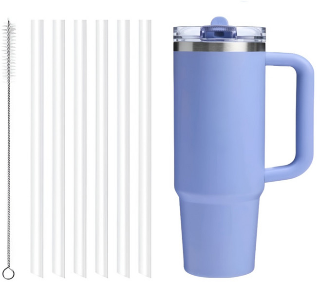 스탠리 퀜처 프로투어 플립 스트로 887ml 텀블러 호환 내열 빨대세트, 1개