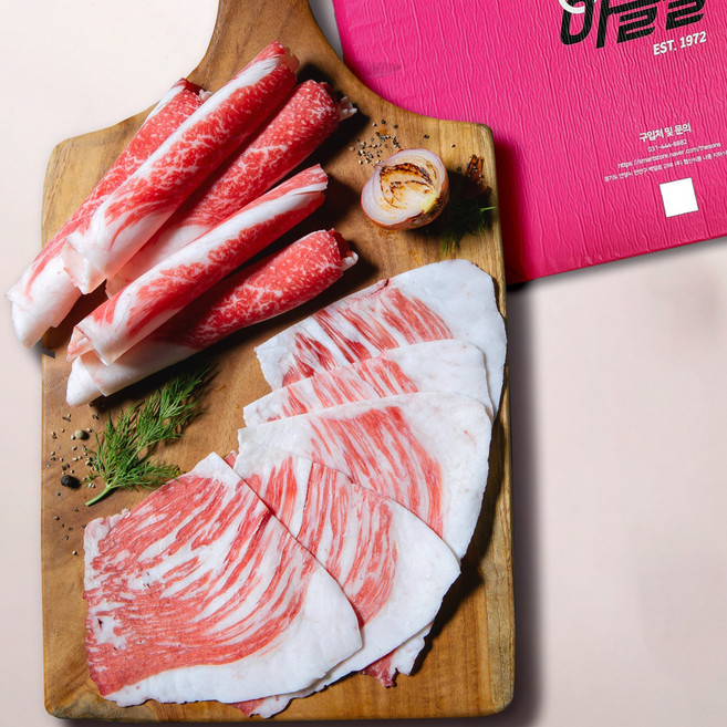 도축장집아들들 초신선 1++한우 차돌박이 프리미엄 소고기 300g, (냉동)슬라이스, 1개