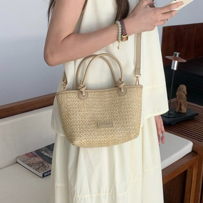 타니티니 여름 라탄 미니 투웨이 숄더백 크로스백 휴양지가방 2colors