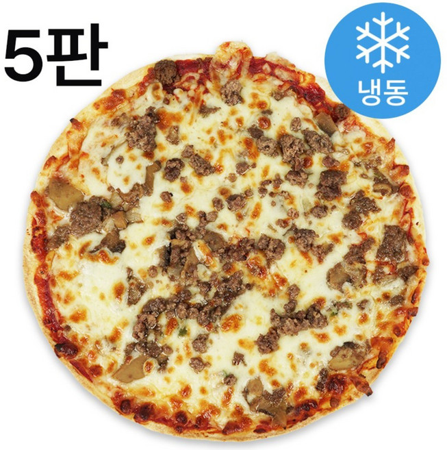 리얼 씬피자 불고기 5판 세트, 275g, 5개