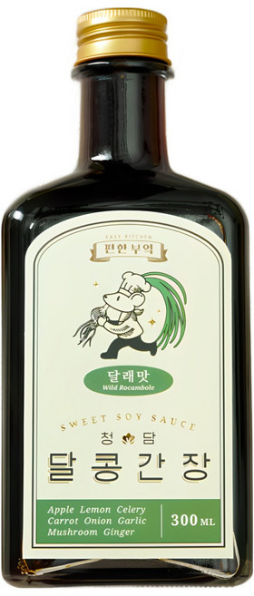 수제 저염 만능 맛간장 달콩간장 달래맛, 1개, 300ml