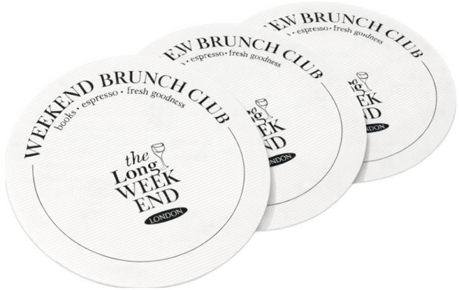 디어폴리 미끄럼방지 인덕션 받침대 내열 실리콘매트 3P 원형, 화이트, 3개