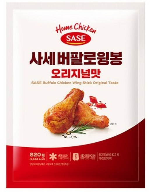 버팔로윙봉 오리지널맛, 1개, 820g