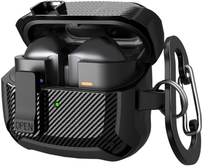 갤럭시 버즈 3 케이스 프로 케이스 클리너 키트, 카본블랙, 1개