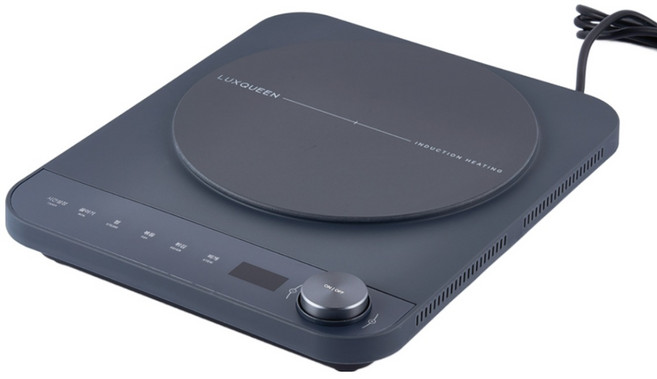 렉스퀸 누아쿡 1구 인덕션 슬림 초고화력 전기레인지, 일반형, LQN-2KB