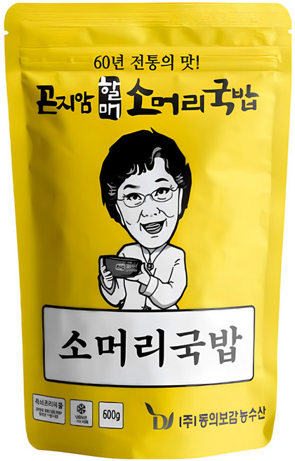 60년 전통 곤지암 가마솥 할매 소머리국밥 청와대조리장 5대 한식별미, 600g, 4개