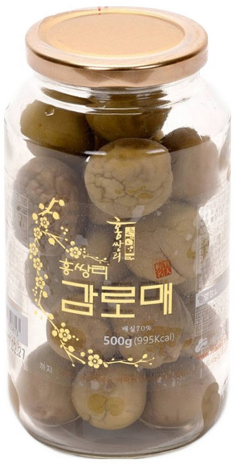 홍쌍리 청매실 감로매 500g 스페셜기프트 / 새콤달콤 아삭한 디저트, 2개