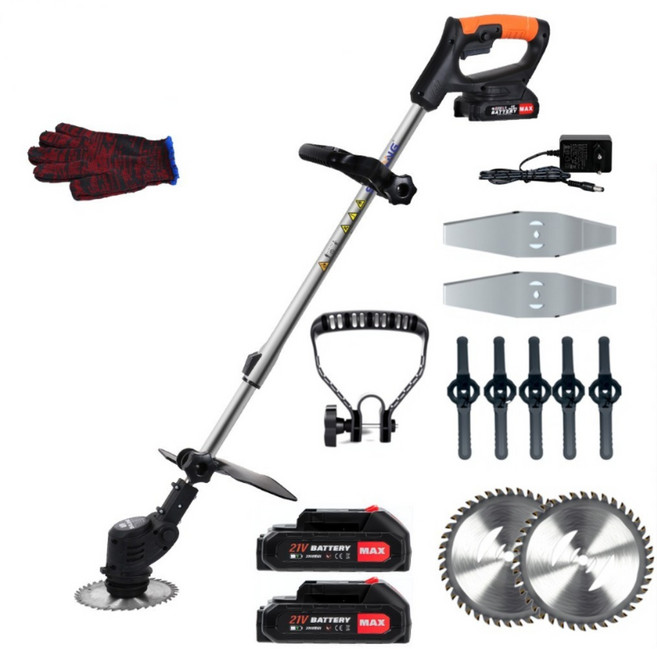 SHILONG 메이드 인 독일 무선 충전식 예초기 본품+배터리 총2개 본품+배터리 총2개