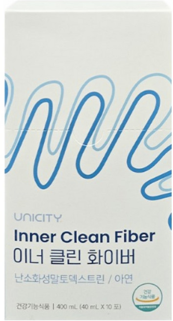 유니시티 이너 클린 화이버 2개 (망고맛 액상타입), 400ml