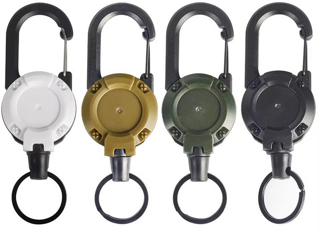 밀리터리 와이어 핀온릴 스트링 홀더, 4개, 혼합 색상