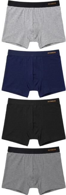 젤로스 순면 100% 주니어 학생 드로즈팬티 4매 세트