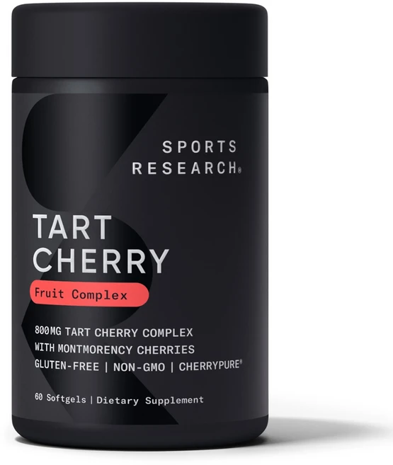 스포츠리서치 타트 체리 컨센트레이트 800mg 소프트젤, 60정, 1개 - 쿠팡
