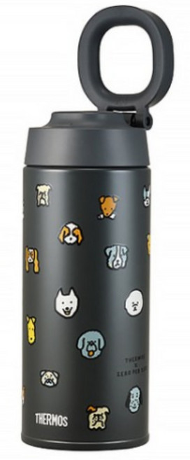 써모스X제로퍼제로 캐리 루프 텀블러 500ml / JOO-500KC, 써모스 JOO-500KC-DGY 다크그레이, 1개