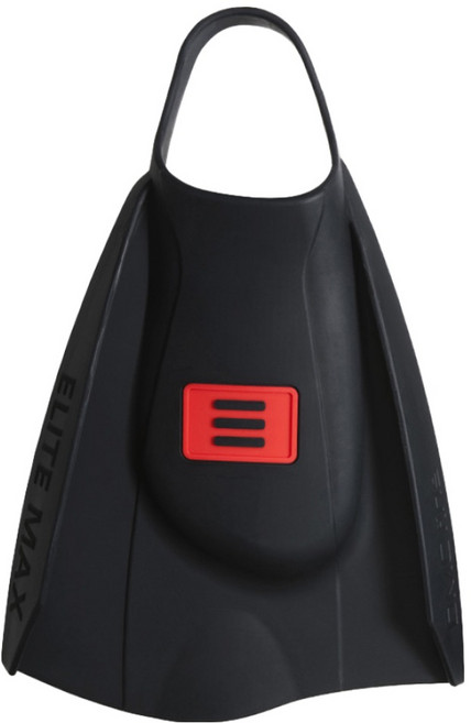 DMC 디엠씨 엘리트맥스 숏핀 훈련용 수영 오리발 + 망사가방 증정, 숏핀 + 오리발스티커증정, 블랙