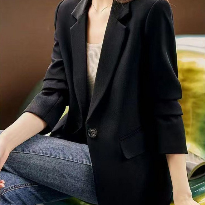 TIMEPURE 가을 신상품 세련된 캐주얼 여성 자켓 프리미엄 페미닌 디자인 오피스 웨이건 오피스 자켓