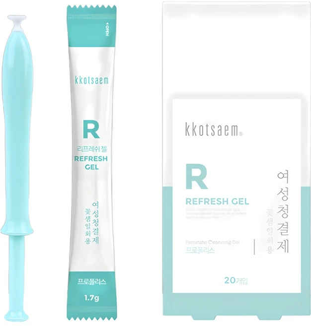 웨트러스트 꽃샘 리프레쉬 여성청결제 일회용 보습젤 20P (+ 바른수 질세정기 50ml 증정), 1개 - 쿠팡